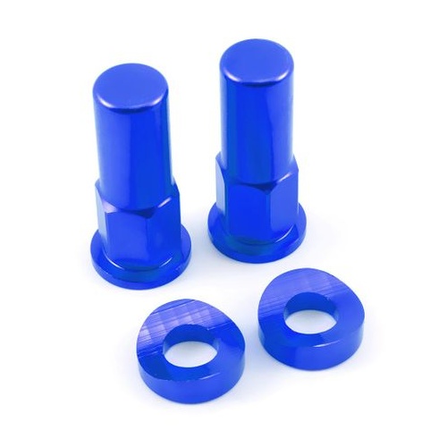 SPP Rim Lock Nuts Blue