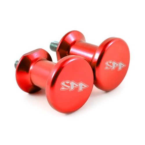 SPP Swingarm Spools 6mm Red