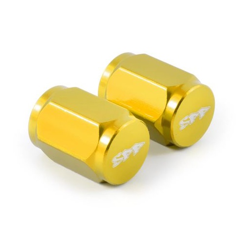 SPP Valve Caps Hex Head Gold