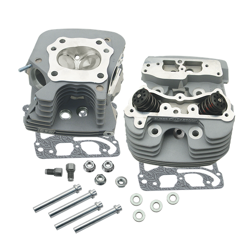 S&S Super Stock 79Cc Cylinder Head Kit For 2006-'16 Hd Big Twins - Silver Powder Coat Finish