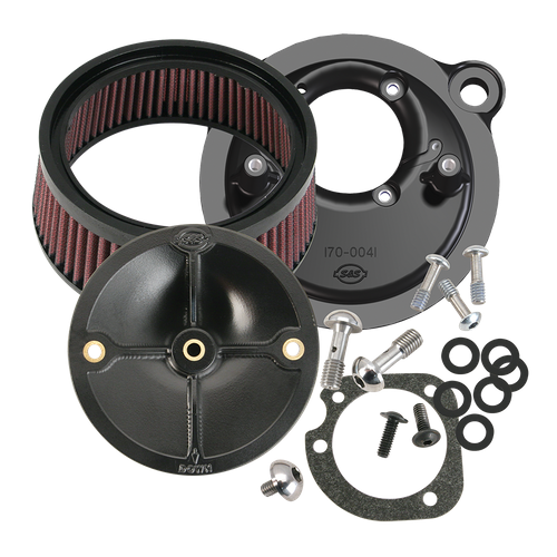 S&S Stealth Air Cleaner Kit Without Cover For 1991-2006 Hd Xl Sportster Models With Stock Cv Carb