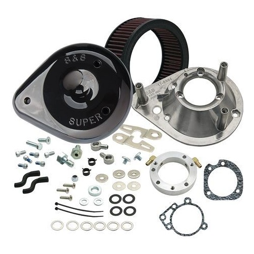 S&S Teardrop Air Cleaner Kit For 1991-'06 Hd Carbureted Xl Sportster Models - Gloss Black