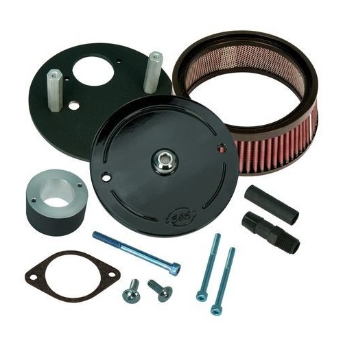 S&S Cycle Teardrop Air Cleaner Kit, Gloss Black