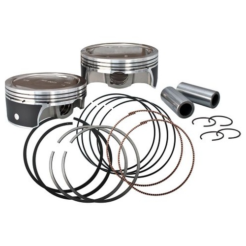 S&S Low Compression Forged Stock Bore Stoker Pistons For 1936-'84 Hd Big Twins - 3-7/16" +.060"