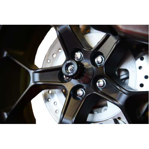 SPINDLE SLIDERS FOR HON CB1000R '18- BLK (Black)