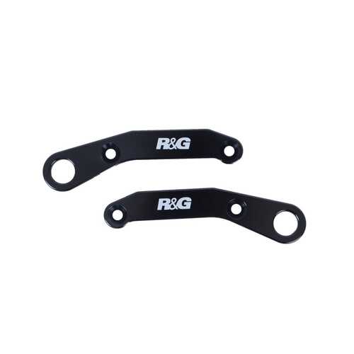 Tie-Down Hooks, pair, black, KTM RC125/390 '17-