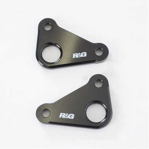 Tie-Down Hooks, pair, black,Panigale V4 / V4S / Speciale