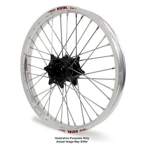 KTM Adventure Silver Excel Rims / Black Talon Hubs Front Wheel - 790 2019-On 17*3.5 