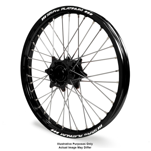 KTM Adventure Black Platinum Rims / Black Talon Hubs Front Wheel - 1190R 2013-2016 / 1090-1290R 2017-On 21*1.85 