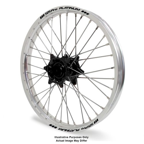 KTM Adventure Silver Platinum Rims / Black Talon Hubs Front Wheel - 790 2019-On 17*3.5 