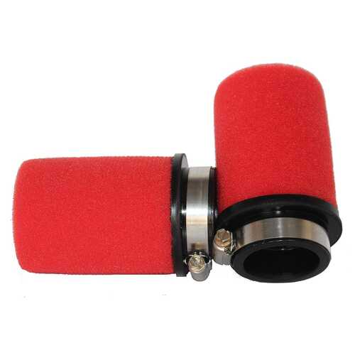 Unifilter STRAIGHT POD 42MM X 100MM RED