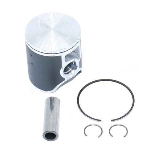 Vertex Cast Replica Piston kit; Kit includes: Piston, rings, pin, clips (Piston, Ring Set, & Circlips).Yamaha YZ65 2018-19 43.46MM