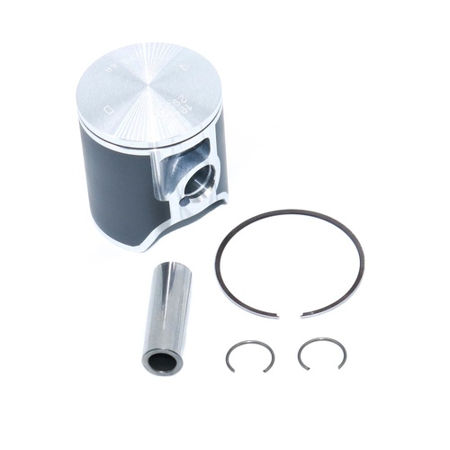 Vertex Cast Replica Piston kit; Kit includes: Piston, rings, pin, clips (Piston, Ring Set, & Circlips).Yamaha YZ65 2018-19 43.48MM