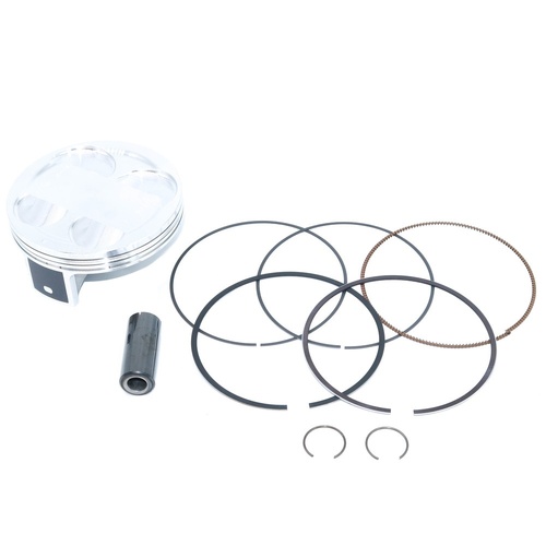 Vertex Replica Piston kit; Kit includes: Piston, rings, pin, clips Yamaha YZ450F 2020 12.8:1 96.97mm