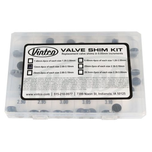 13mm SHIM KIT 2.00 - 3.10mm