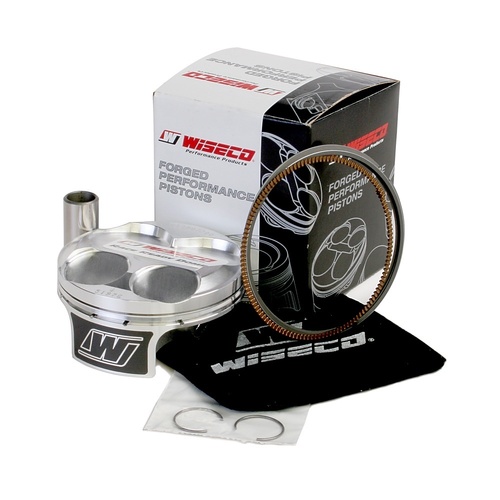 Wiseco Motorcycle Off Road, 4 Stroke Piston, Shelf Stock - Suzuki 2010 RMZ250 4vp Domed 13.7:1 CR