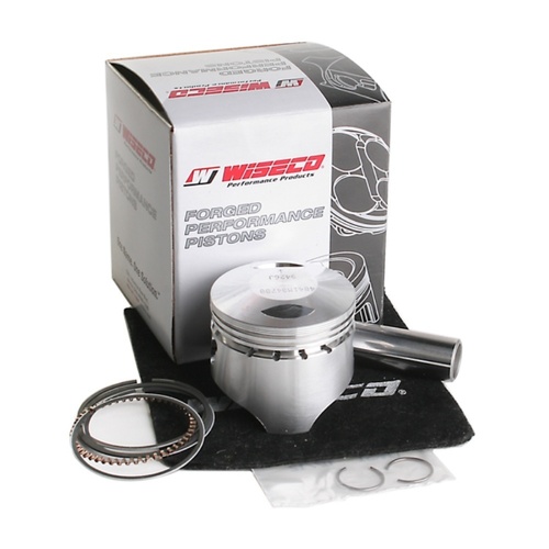 Wiseco All Terrain Vehicle, 4 Stroke Piston, Shelf Stock - Yamaha Badger/Raptor 2v Domed 11:1 50mm