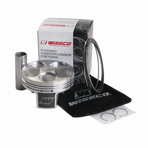 Wiseco Motorcycle On Road, 4 Stroke Piston, Shelf Stock Yamaha 04-06 YZF-R1 5v Domed 13:1 77mm