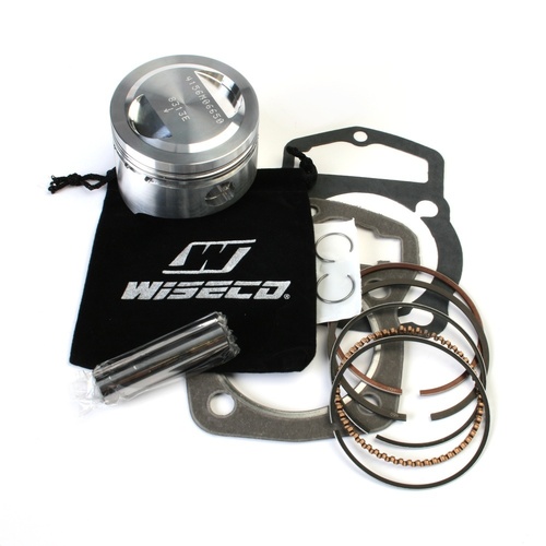 Wiseco Motorcycle Off Road, 4 Stroke Piston, Shelf Stock Kit - 1986-91 Honda XR185, 200 (4156M) 66.5mm