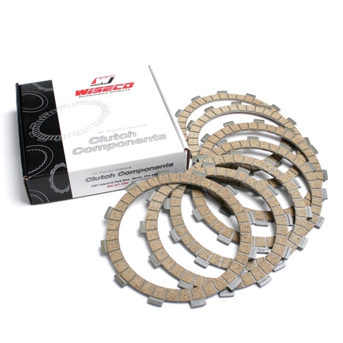 Wiseco Precision Products Motorcycle Off Road, 4 Stroke Clutch Basket, Accessory Clutch Plate Kit-4 Alloy & 2 Steel