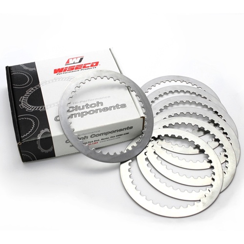 Wiseco Precision Products Motorcycle Off Road, 4 Stroke Clutch Basket, Accessory Clutch Plate Kit - 7 steel plates