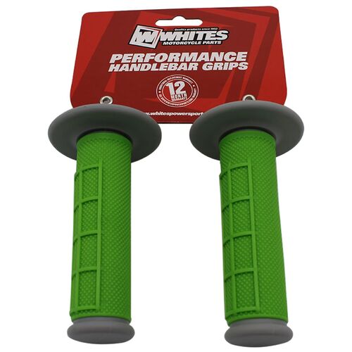 Whites MX Half Waffle Grip 1 Gry/Green