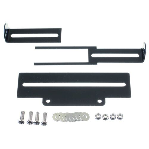 Whites - Number Plate Bracket Black