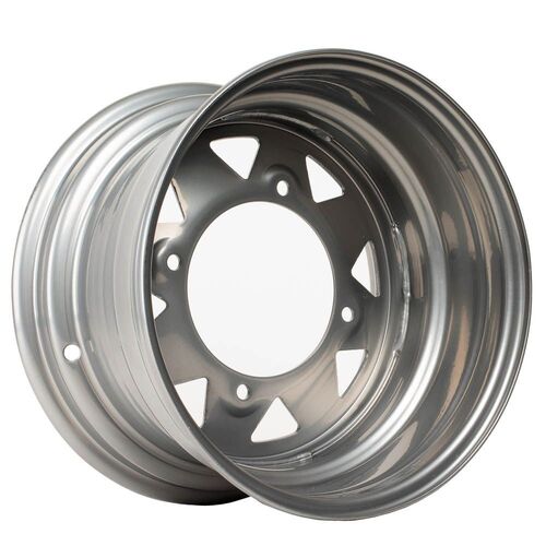 Whites ATV Steel Rim 8 Spoke 12 X 7 Front & RR 4/156 4+3 Polaris