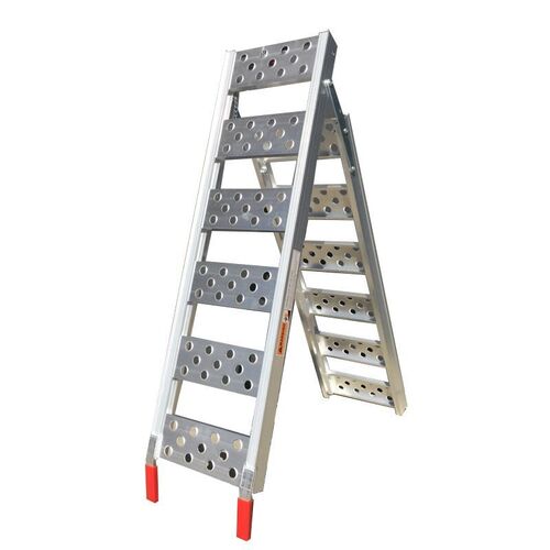 Whites 020 Alloy Ramp Bi-Folding 218cmx30cm 272kg Rated