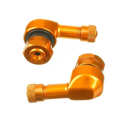 Whites 90 Degree Alloy Valve 11.3mm - Gold