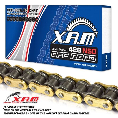 Chain XAM 428NSD Gold/Black X 116 (Non-Sealed)