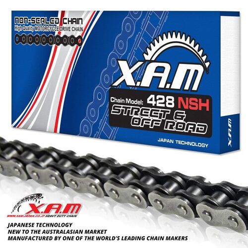 Chain XAM 428NSH X 104 (Non-Sealed Heavy-Duty)