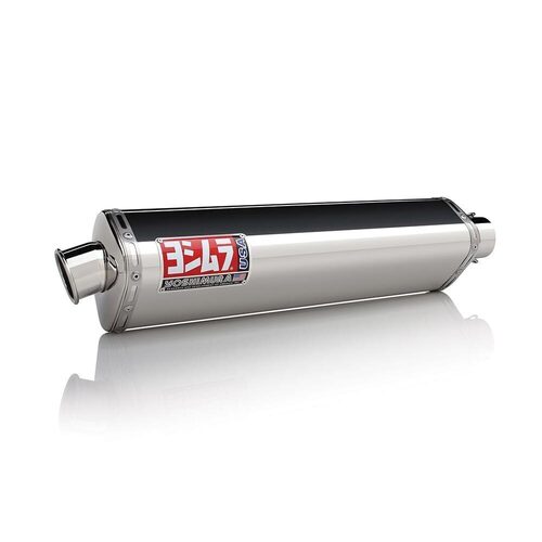 Yoshimura Suzuki GSX-R1000 01-04 TRS Stainless Slip-On Exhaust, w/ Stainless Muffler