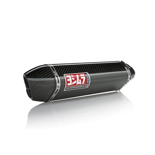 Yoshimura Suzuki GSX-R1000 12-16 TRC-D Stainless Slip-On Exhaust, w/ Carbon Fiber Muffler