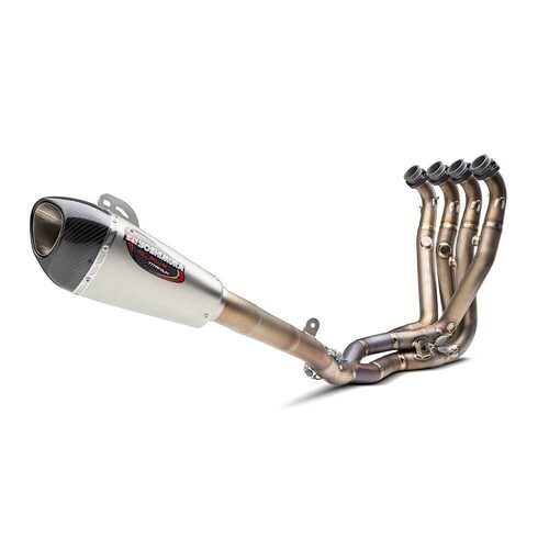 Yoshimura Suzuki GSX-R1000 17-20 Race Alpha T Titanium Full Exhaust, w/ Titanium Muffler