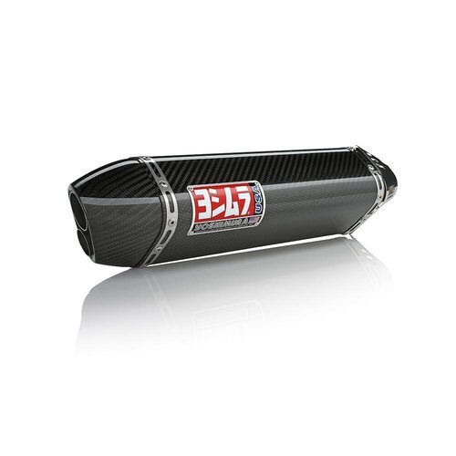 Yoshimura Suzuki GSX-R600/750 11-20 TRC-D Stainless Slip-On Exhaust, w/ Carbon Fiber Muffler