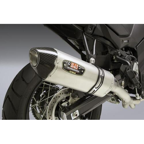 Yoshimura Suzuki V-Strom 650 17-20 Race R-77 Stainless 3/4 Exhaust, w/ Stainless Muffler