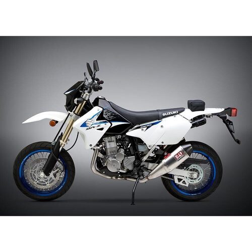 Yoshimura Suzuki DR-Z400S/SM 00-20 RS-4 Stainless Full Exhaust, w/ Aluminum Mufflers