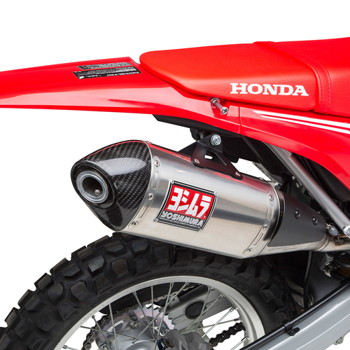 Yoshimura Honda CRF250L/Rally 17-20 Race RS-4 Stainless Slip-On Exhaust, w/ Stainless Muffler