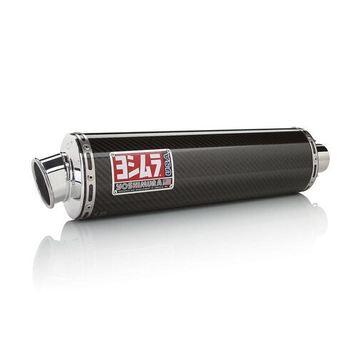 Yoshimura Honda RC51/RVT1000R 02-06 RS-3 Stainless Slip-On Exhaust, w/ CF Muffler Al Tip