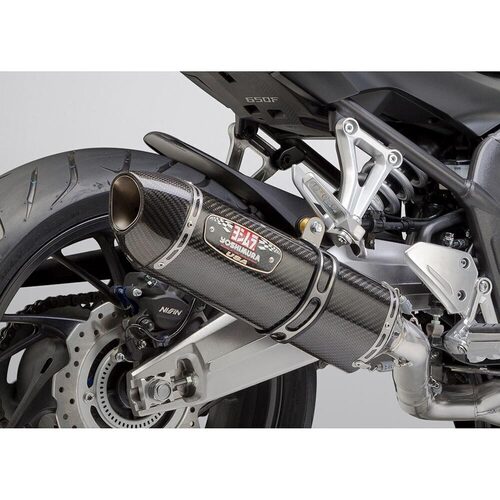 Yoshimura Honda CBR650F 2014-16 R-77 Full System SS Header / CF Muffler / CF Tip