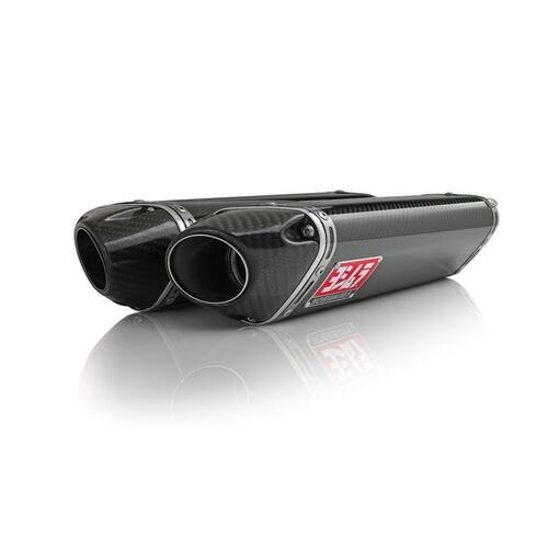 Yoshimura Yamaha YZF-R1 07-08 TRC Stainless Slip-On Exhaust, w/ Carbon Fiber Mufflers