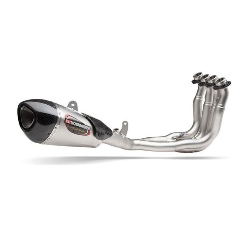 Yoshimura Yamaha YZR-R6V 06-20 Race Alpha T Stainless Full Exhaust, w/ Stainless Muffler