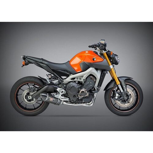 Yoshimura Yamaha MT/FZ-09/XSR 900 14-20 Race R-77 Stainless Full Exhaust, w/ Carbon Fiber Muffler