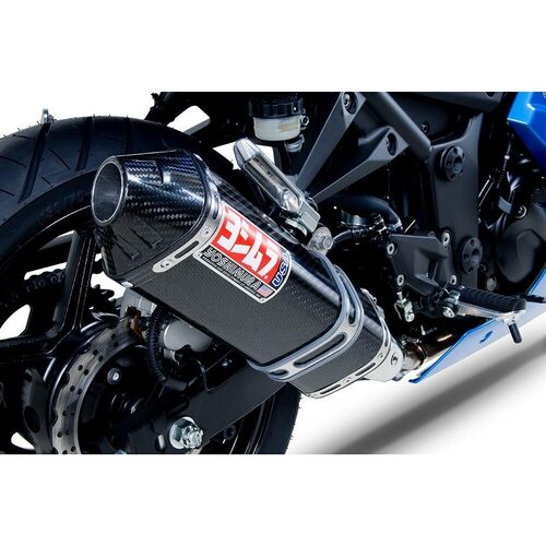 Yoshimura Kawasaki Ninja 250R 08-12 Race TRC Stainless Slip-On Exhaust, w/ Carbon Fiber Muffler