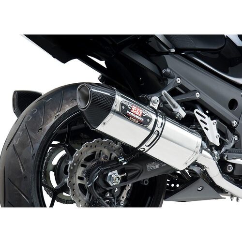 Yoshimura Kawasaki Ninja Kawasaki Ninja ZX-14R 12-21 Race R-77 Stainless Slip-On Exhaust, w/ Stainless Mufflers