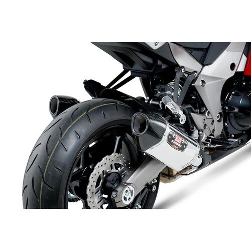 Yoshimura Kawasaki Ninja 1000 11-13 R-77 Stainless Slip-On Exhaust, w/ Stainless Mufflers