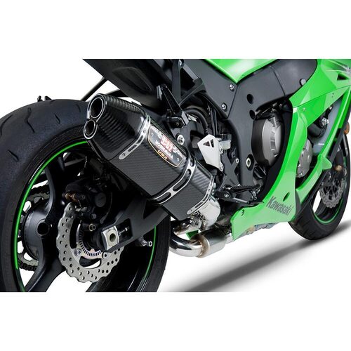 Yoshimura Kawasaki Ninja ZX-10R 11-15 Race R-77D Stainless 3/4 Exhaust, w/ Carbon Fiber Muffler