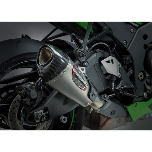 Yoshimura Kawasaki Ninja ZX-10R/RR 12-20 Alpha T Stainless Slip-On Exhaust, w/ Stainless Muffler