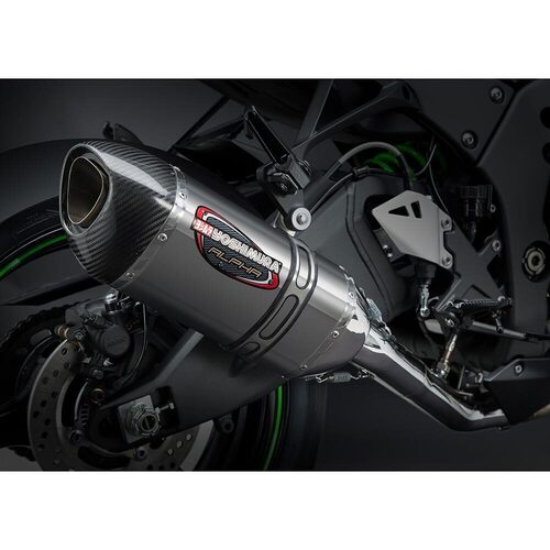 Yoshimura Kawasaki Ninja ZX-10R/RR 16-20 Race Alpha Stainless 3/4 Exhaust, w/ Stainless Muffler